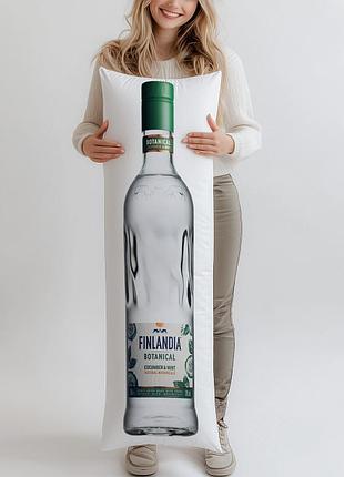 Дакимакура, алкогольный напиток finlandia botanical cucumber & mint, 0,7л, (подушка обнимашка) 150*50 см