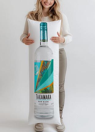 Напій на основі рому takamaka rum blanc, 0,7л, (подушка обнимашка) 150*50 см