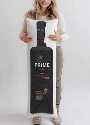 Дакимакура, водка prime noir, 0,5л, (подушка обнимашка) 150*50 см
