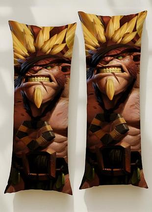 Міні дакімакура bristleback (dota 2), (подушка обіймашка) 60*20 см