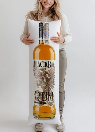 Ром black bay gold, 0,7л, (подушка обнимашка) 150*50 см
