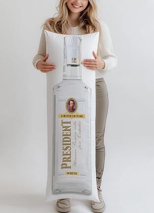 Дакимакура, водка president «белая», штоф, 0,5л, (подушка обнимашка) 150*50 см