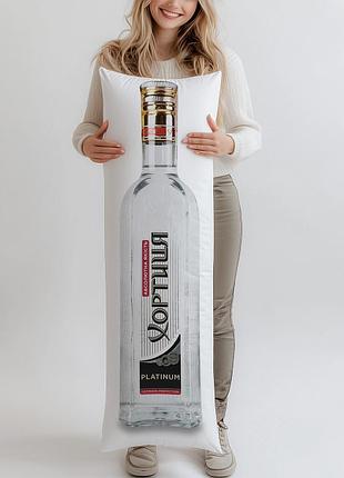 Дакимакура, водка «хортица» «платинум», штоф, 0,5л, (подушка обнимашка) 150*50 см