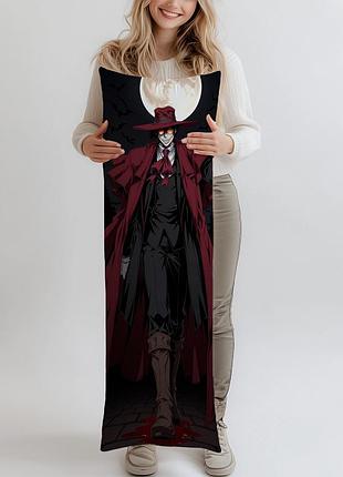 Дакимакура alucard - hellsing хеллсинг, (подушка обнимашка) 150*50 см