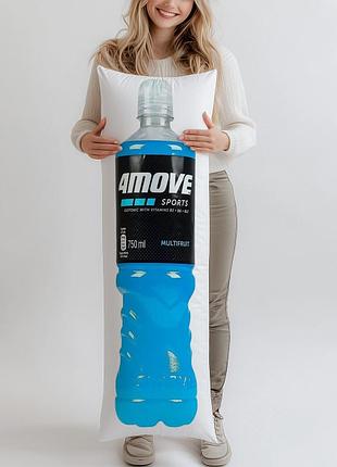 Дакимакура, напиток 4move изотонический мультифрукт негазированный, 0,75л, (подушка обнимашка) 150*50 см