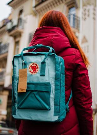 Крутий яскравий рюкзак fjallraven kanken classic