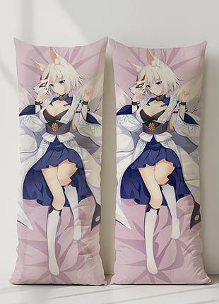 Кага azur lane дакімакура, подушка обіймашка ростова 180*60 см