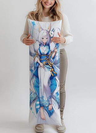 Дакімакура kaga azur lane, (подушка обіймашка) 150*50 см