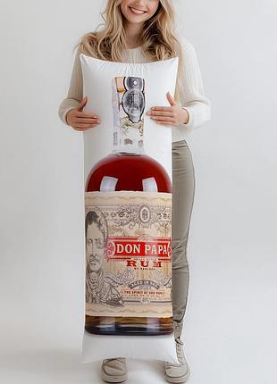 Ром don papa, 0,7л, (подушка обнимашка) 150*50 см