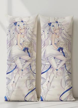 Раффі azur lane дакімакура, подушка обіймашка ростова 180*60 см