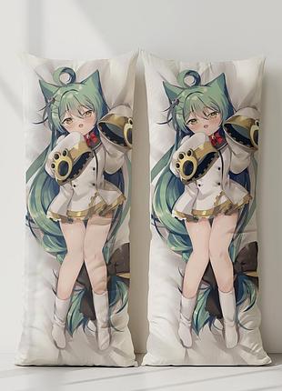 Акаши azur lane дакимакура, подушка обнимашка ростовая 180*60 см