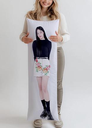 Минджи (minji) newjeans дакимакура, подушка обнимашка ростова 150*50 см