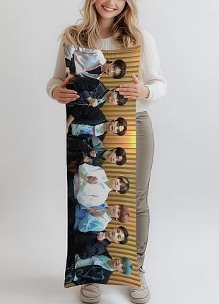 Stray kids дакимакура, подушка обнимашка ростова 150*50 см
