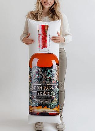 Ром don papa masskara, 0,7л, (подушка обнимашка) 150*50 см
