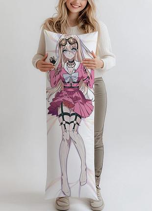 Дакимакура danganronpa миу ирума, (подушка обнимашка) 150*50 см