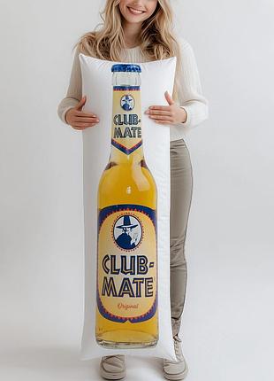 Дакимакура, напиток безалкогольный club-mate original, 0,33л, (подушка обнимашка) 150*50 см