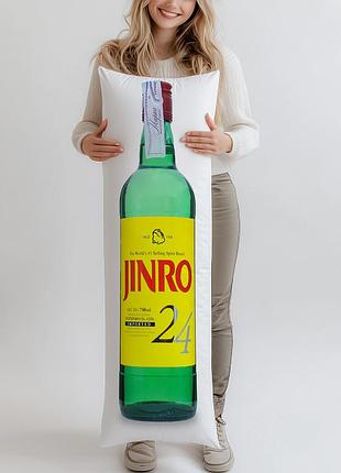 Дакимакура, водка jinro «соджу» 24, 0,75л, (подушка обнимашка) 150*50 см
