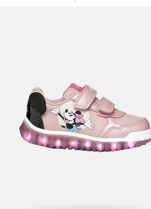 Дитячі кеди geox і disney. з підсвіткою. розмір 21.
