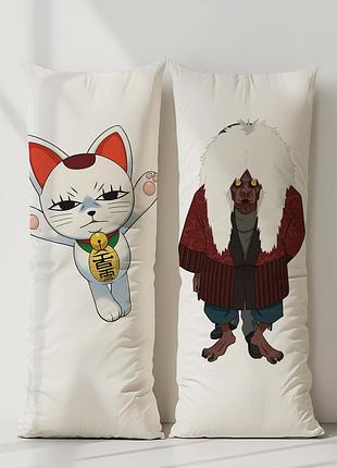 Дакимакура турбо бабка дандадан, (подушка обнимашка) 120*40 см