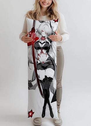 Дакимакура ахерон хонкай стар рейл 1, (подушка обнимашка) 150*50 см
