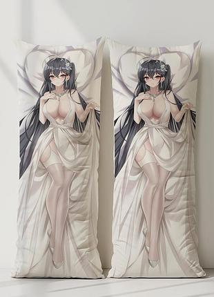 Такао azur lane дакімакура, подушка обіймашка ростова 180*60 см