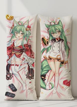 Акаші azur lane дакімакура, подушка обіймашка ростова 180*60 см