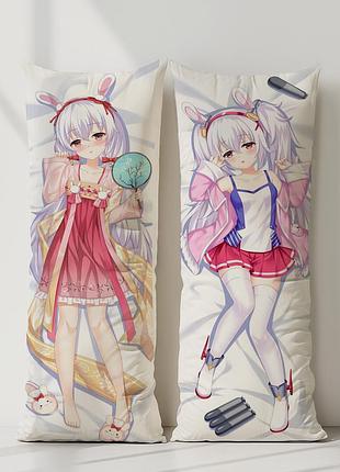 Раффі azur lane дакімакура, подушка обіймашка ростова 180*60 см