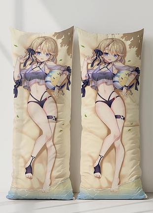 Z23 azur lane дакімакура, подушка обіймашка ростова 100*33 см