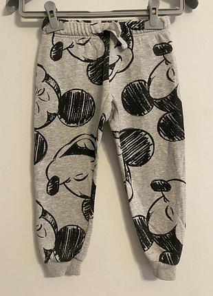 Спортивные штаны микки маус h&amp;m 104 см (4р)