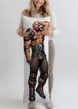 Дакімакура garrosh hellscream - warcraft 1, (подушка обіймашка) 180*60 см