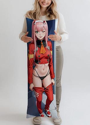 Дакімакура darling in franx 02, (подушка обіймашка) 150*50 см