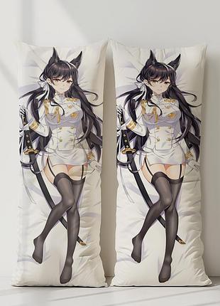 Такао azur lane дакімакура, подушка обіймашка ростова 100*33 см