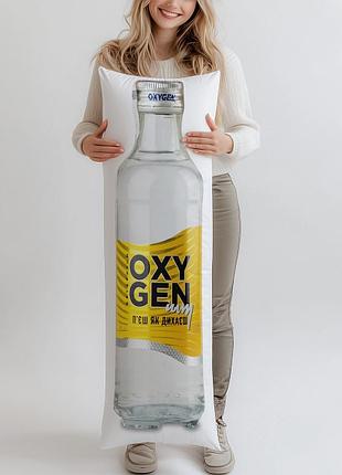 Дакимакура, водка oxygenium особая, 0,25л, (подушка обнимашка) 180*60 см