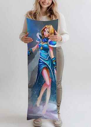 Дакімакура crystal maiden (dota 2), (подушка обіймашка) 150*50 см