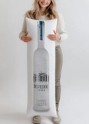 Дакимакура, водка belvedere vodka, 0,7л, (подушка обнимашка) 100*33 см