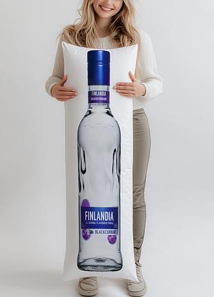 Дакимакура, водка finlandia blackcurrant, 0,5л, (подушка обнимашка) 180*60 см