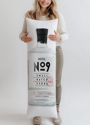 Дакимакура, водка staritsky & levitsky distil №9, 1л, (подушка обнимашка) 180*60 см