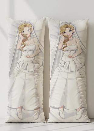 Azur lane дакімакура, подушка обіймашка ростова 180*60 см
