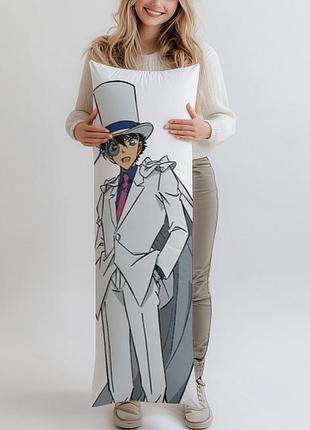 Дакімакура kaitou kid детектив конан подушка 150*50 см