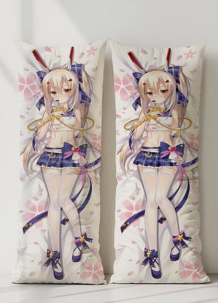 Аянамі azur lane дакімакура, подушка обіймашка ростова 100*33 см
