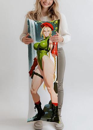 Дакімакура cammy white - street fighter (k), (подушка обіймашка) 120*40 см