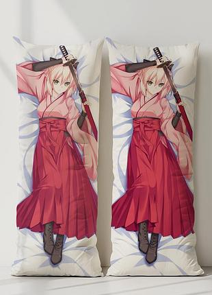 Окіта соуджі доля/великий наказ дакімакура, подушка обіймашка ростова 100*33 см