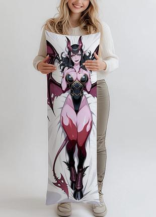 Дакімакура succubus warcraft, (подушка обіймашка) 180*60 см