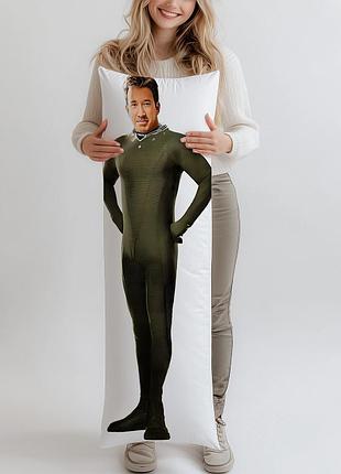 Дакимакура, zoom academy for superheros captain zoom, (подушка обнимашка) 100*33 см