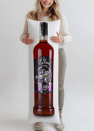 Ром la cruz anejo, 1л, (подушка обіймашка) 100*33 см