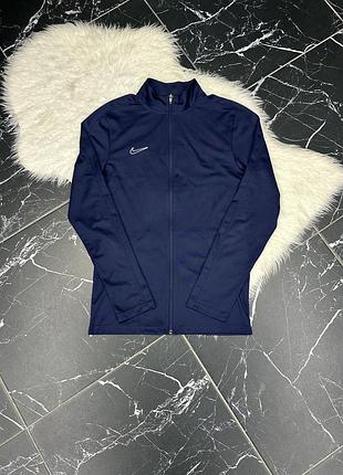 Синя тренувальна куртка nike dri-fit academy 21.