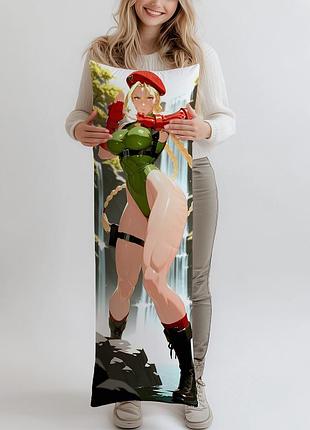Дакімакура cammy white - street fighter (f), (подушка обіймашка) 120*40 см