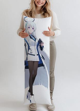 Дакимакура noa ushio blue archive подушка 150*50 см