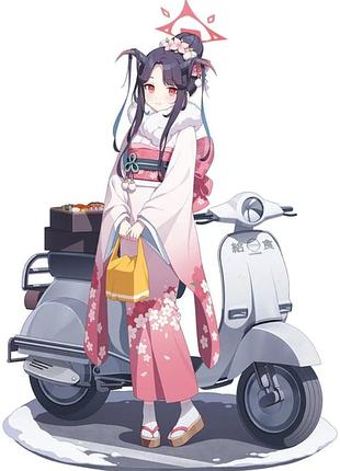 Пластиковая ростовая фигура aikiyo fuuka blue archive 180 см