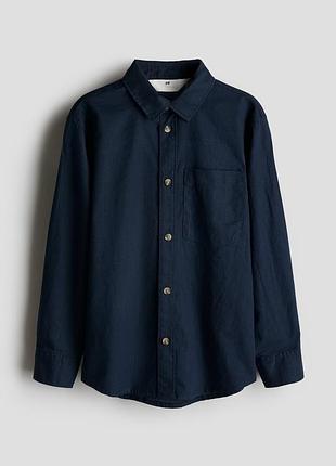 Рубашка лен h&m